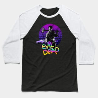 The Evil Dead - retrowave Baseball T-Shirt